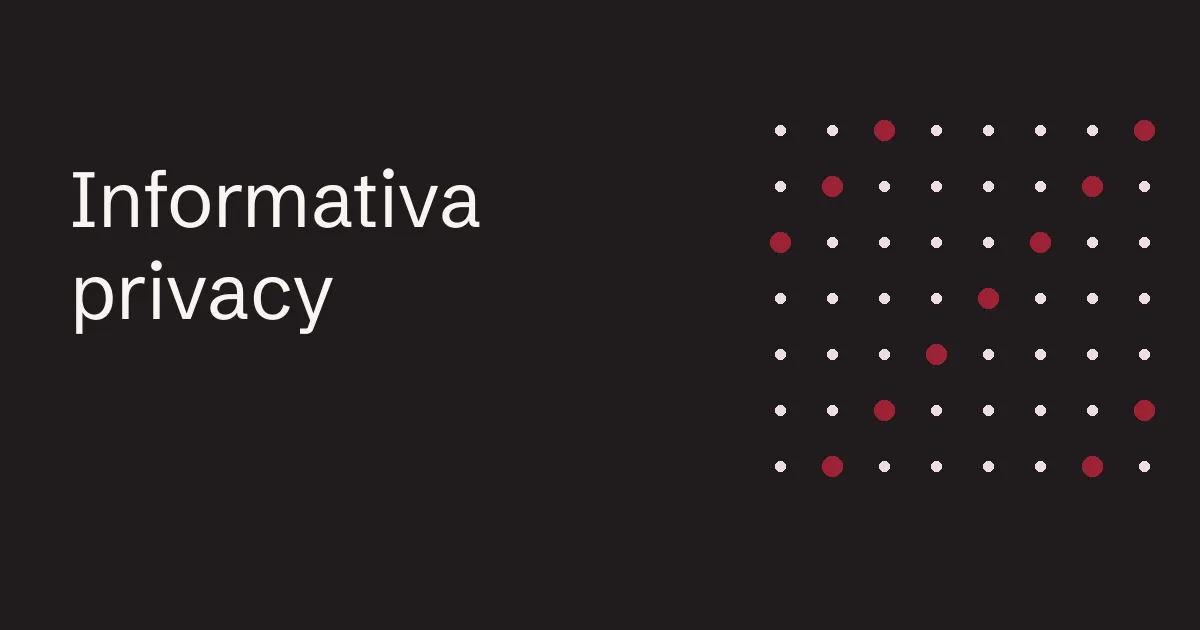 Informativa privacy